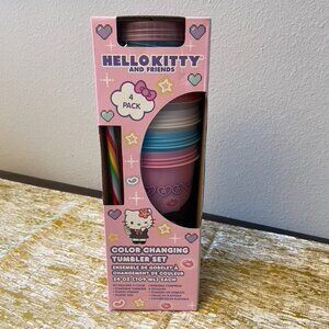 Hello Kitty & Friends Color-Changing Acrylic Travel Cup Set